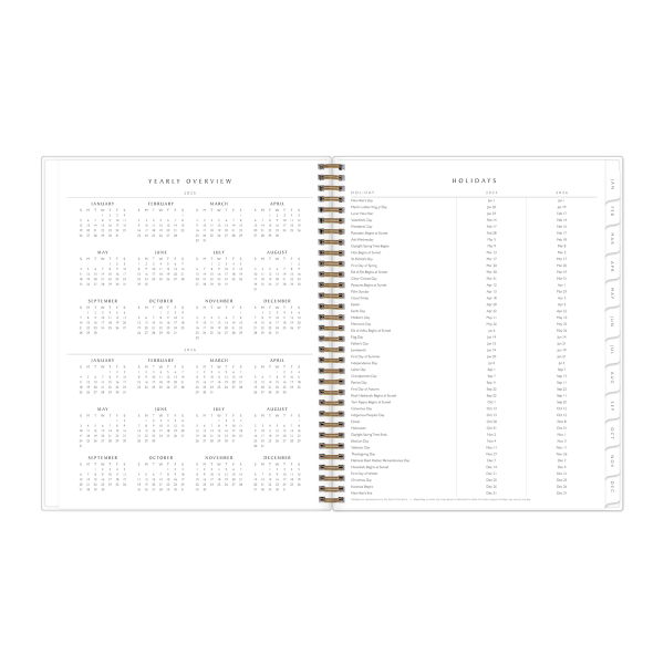 slide 4 of 9, 2025 Blue Sky Weekly/Monthly Planning Calendar, 8-1/2"" X 11"", 50% Recycled, Remi, January To December, 148785, 1 ct