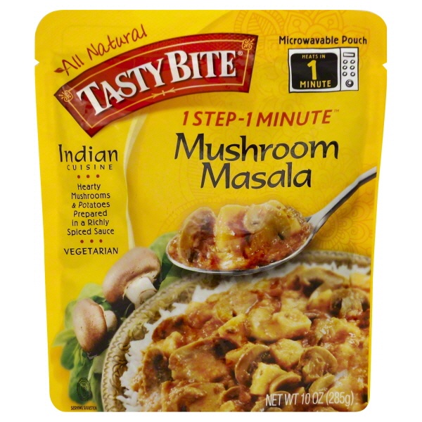 slide 1 of 1, Tasty Bite Mushroom Marsala, 10 oz