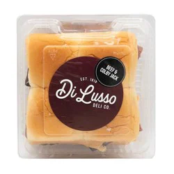 Hy-Vee Dilusso Hawaiian Sliders Beef & Co-Jack, 4ct