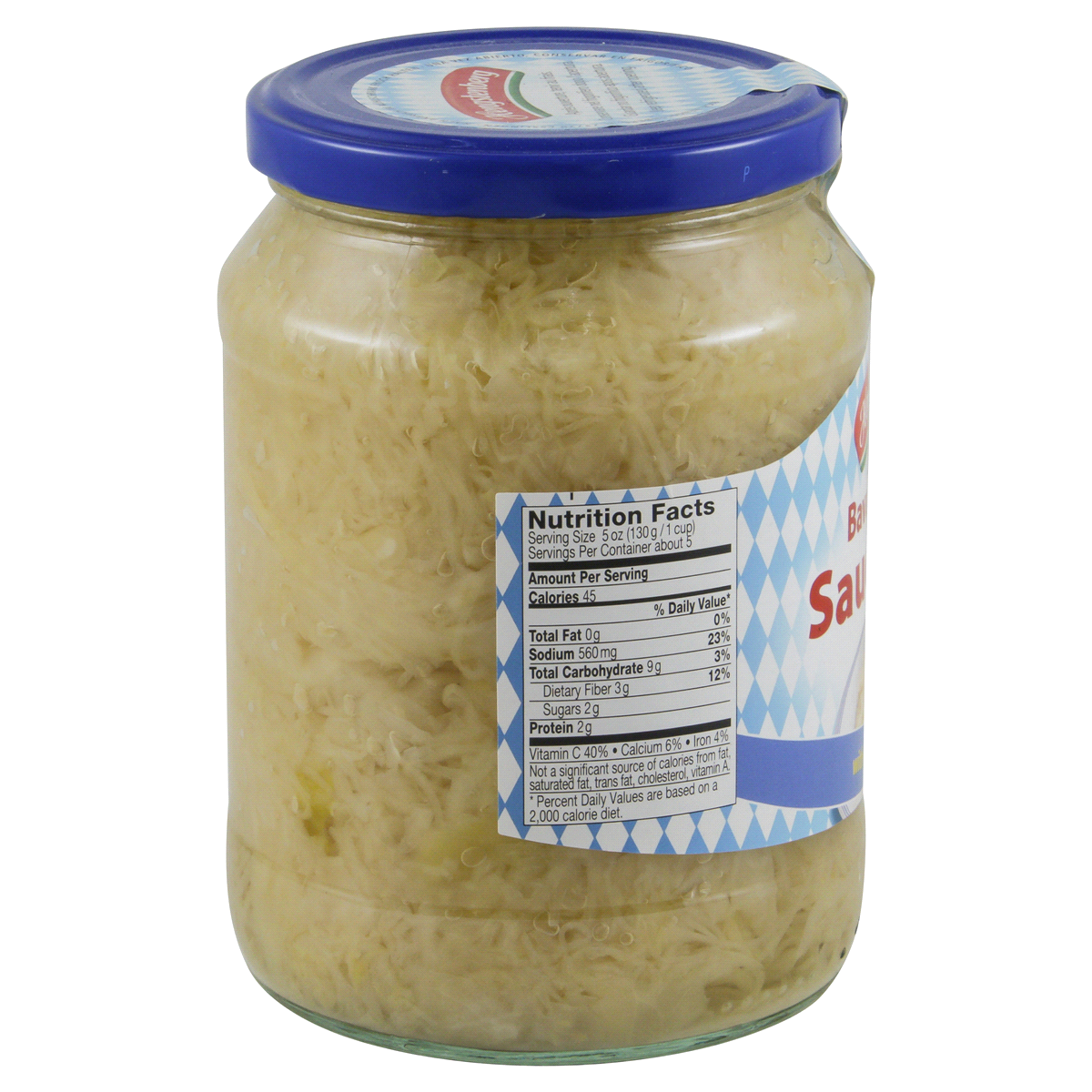 slide 3 of 4, Hengstenberg Bavarian Style Sauerkraut With Wine, 24 oz