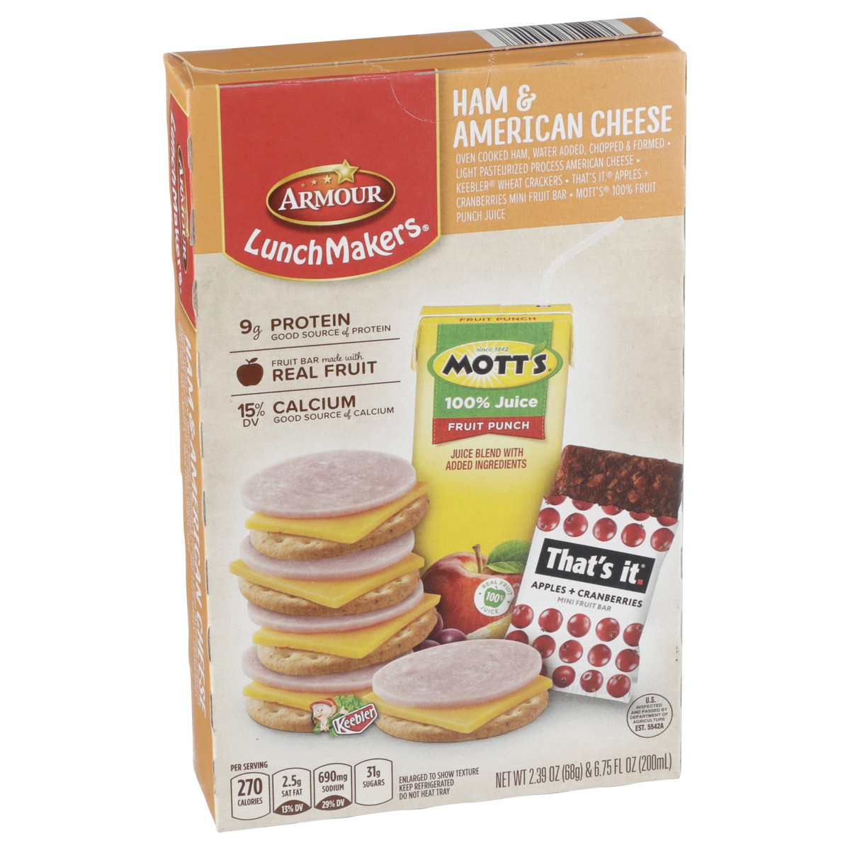 slide 7 of 13, Armour LunchMakers Ham & American Cheese 1 ea, 1 ct