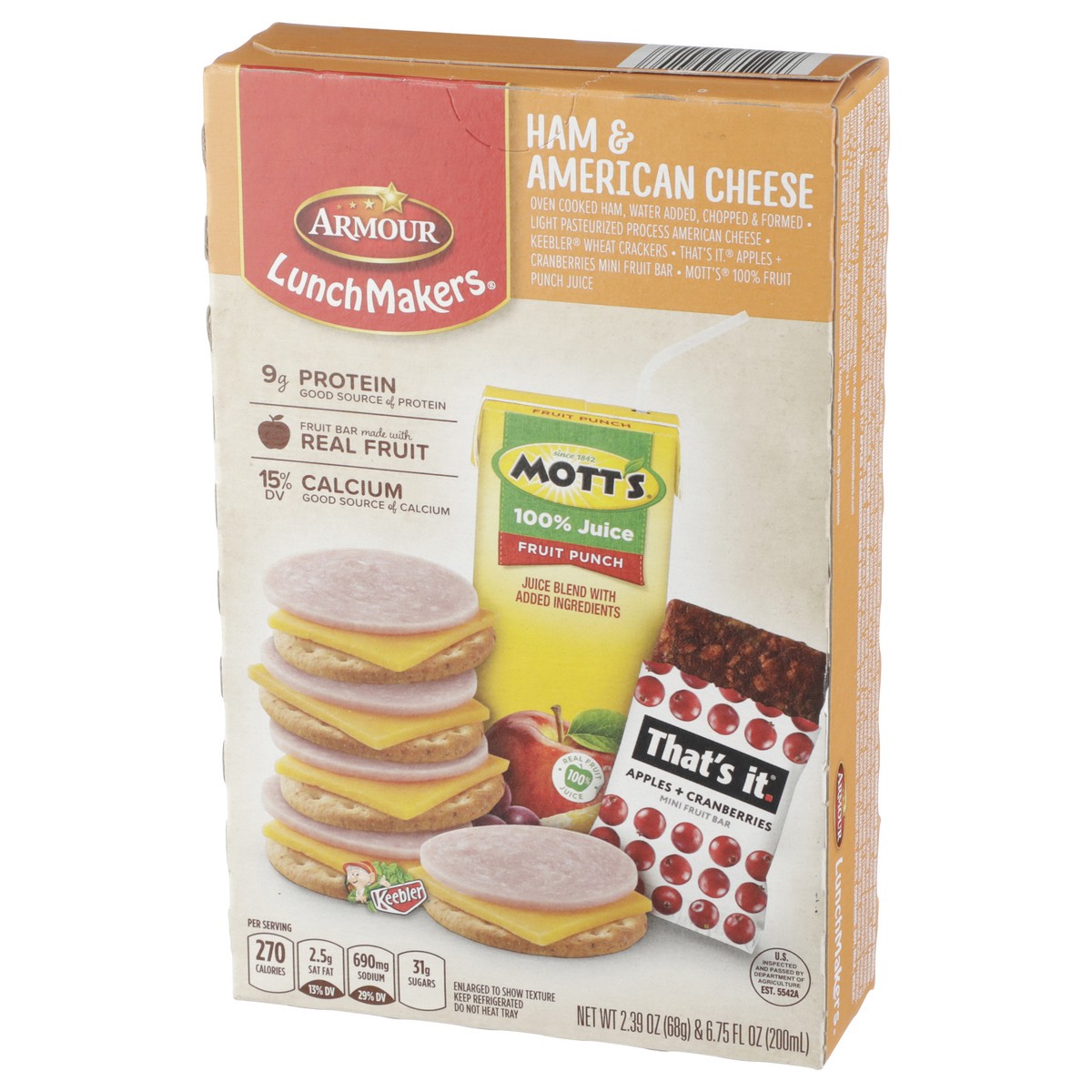 slide 12 of 13, Armour LunchMakers Ham & American Cheese 1 ea, 1 ct