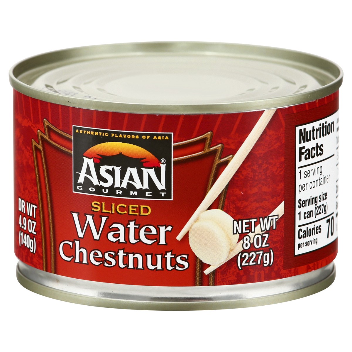 slide 7 of 13, Asian Gourmet Sliced Water Chestnuts, 8 oz