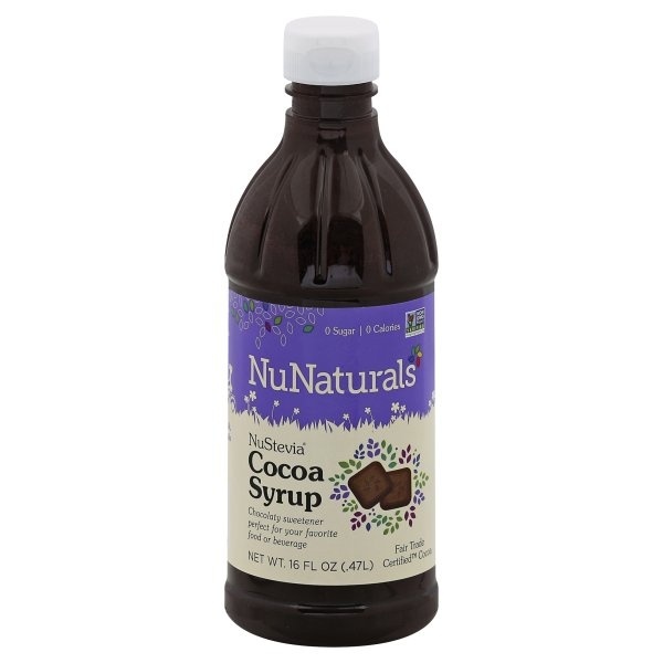 slide 1 of 2, NuNaturals Cocoa Syrup - 16 oz, 1 ct