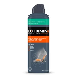 Lotrimin AF Athlete's Foot Miconazole Nitrate Antifungal Deodorant Powder Spray 4.6 oz