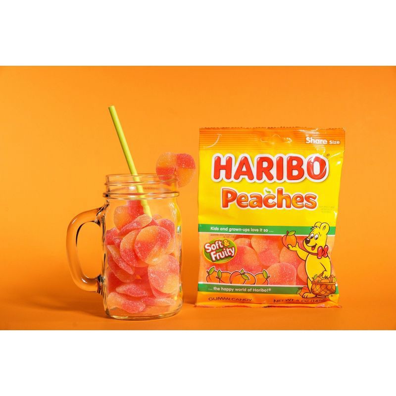 slide 4 of 4, Haribo Peaches - 4oz, 4 oz