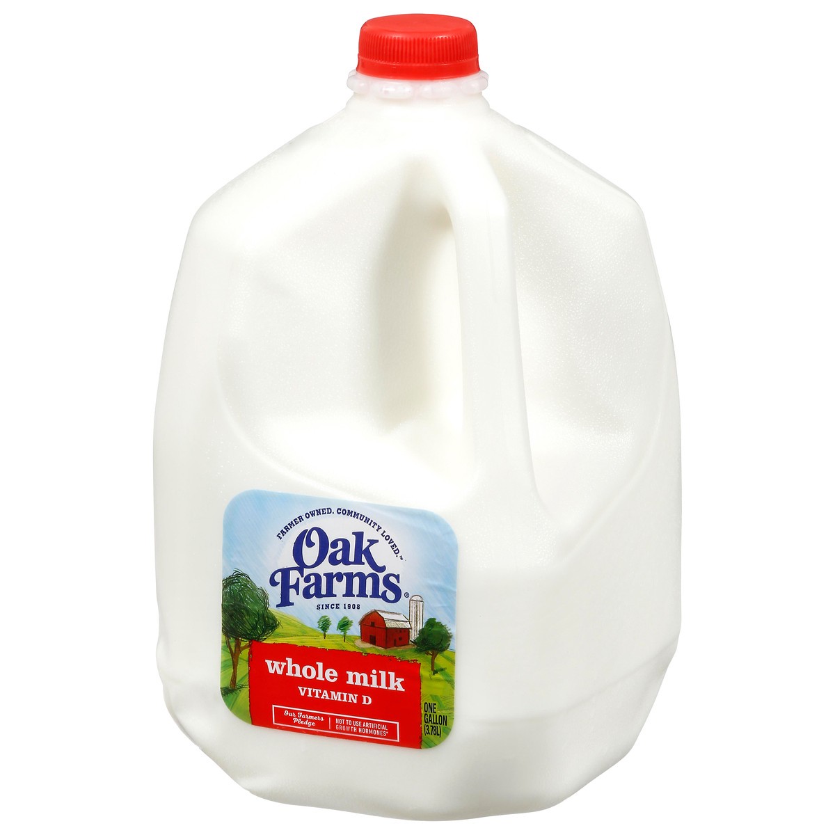 slide 11 of 13, Oak Farms Whole Milk 1 gl, 1 gal
