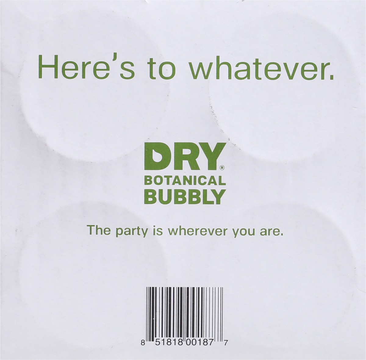 slide 7 of 14, DRY Botanical Bubbly Cucumber Sparkling Beverage 4 - 12 fl oz Cans, 4 ct