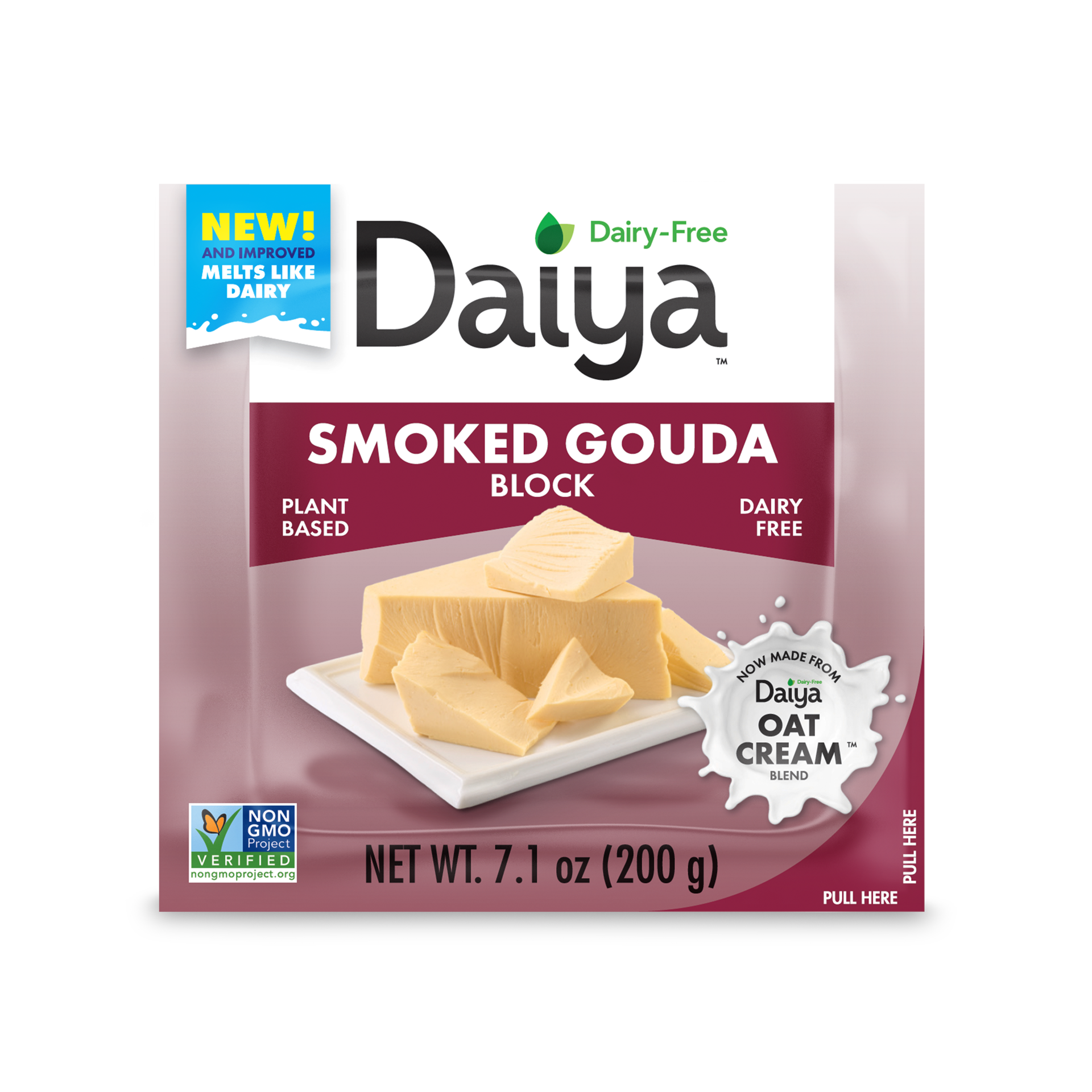 slide 1 of 9, Daiya Dairy Free Smoked Gouda Cheese Block - 7.1 oz, 7.1 oz