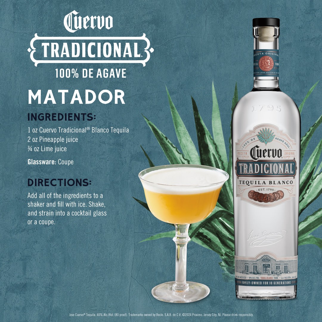 slide 5 of 10, Jose Cuervo Tradicional Blanco Tequila with Spicy Agave Nectar 80 Proof (750 ml), 750 ml