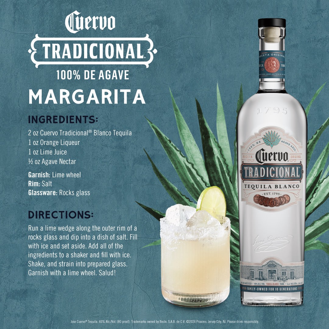 slide 7 of 10, Jose Cuervo Tradicional Blanco Tequila with Spicy Agave Nectar 80 Proof (750 ml), 750 ml