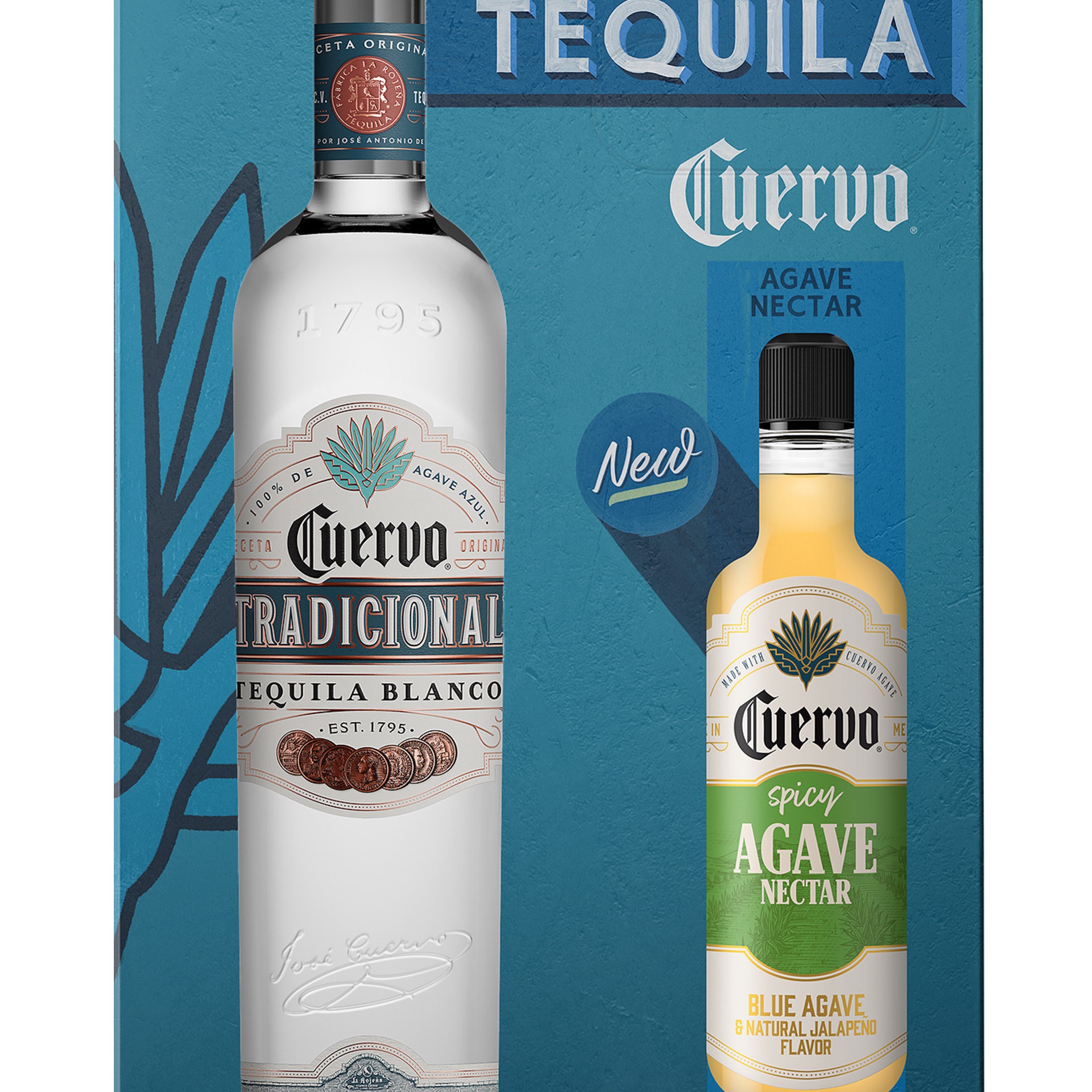 slide 10 of 10, Jose Cuervo Tradicional Blanco Tequila with Spicy Agave Nectar 80 Proof (750 ml), 750 ml