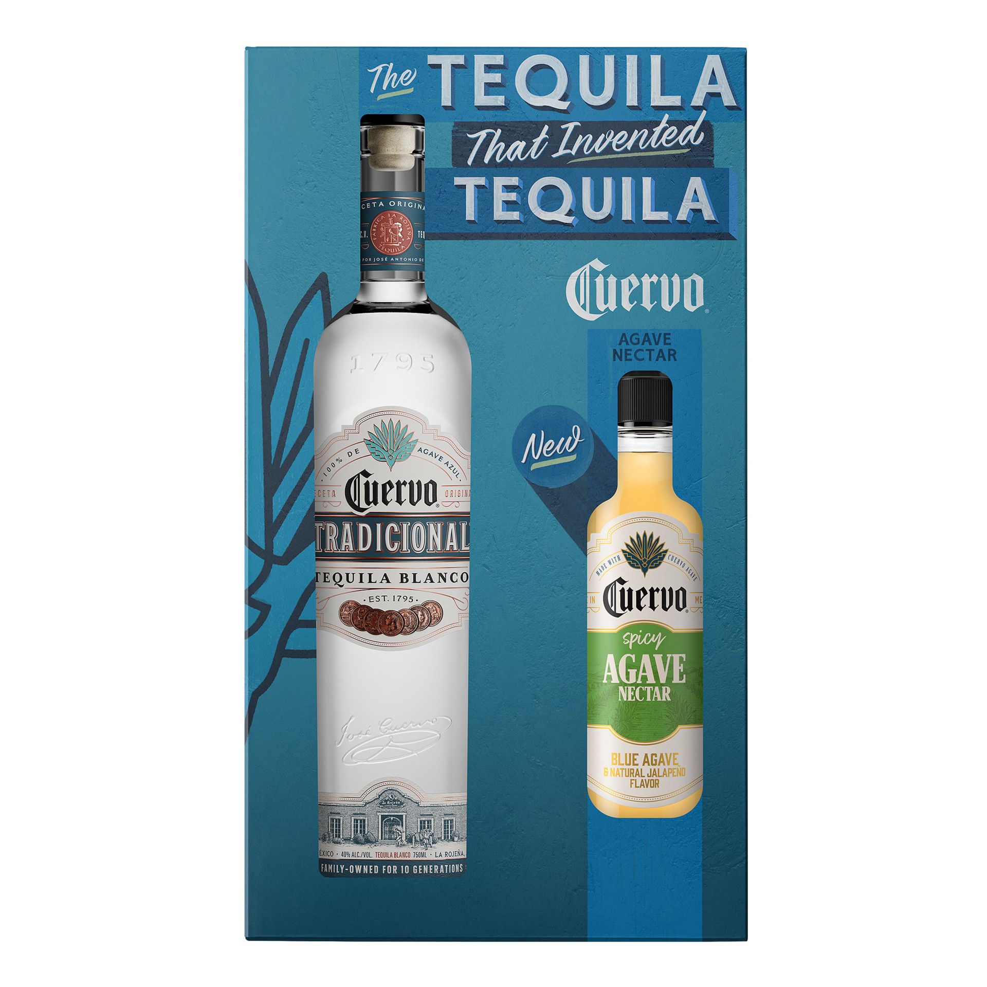 slide 2 of 10, Jose Cuervo Tradicional Blanco Tequila with Spicy Agave Nectar 80 Proof (750 ml), 750 ml