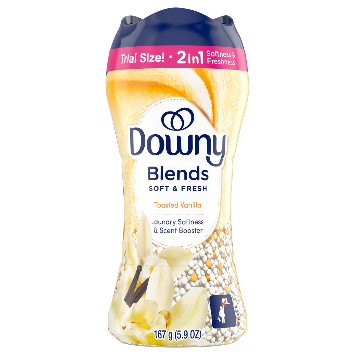 slide 1 of 9, Downy Comfy Cozy In-Wash Scent Booster Beads, Toasted Vanilla, 5.9 Oz, 5.9 oz