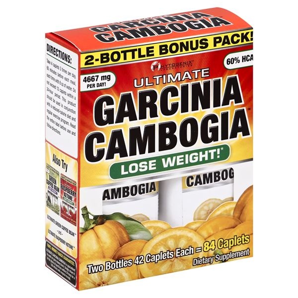 slide 1 of 1, Phytogenix Bonus Pack Ultimate Garcinia Cambogia Lose Weight Caplets, 2 ct