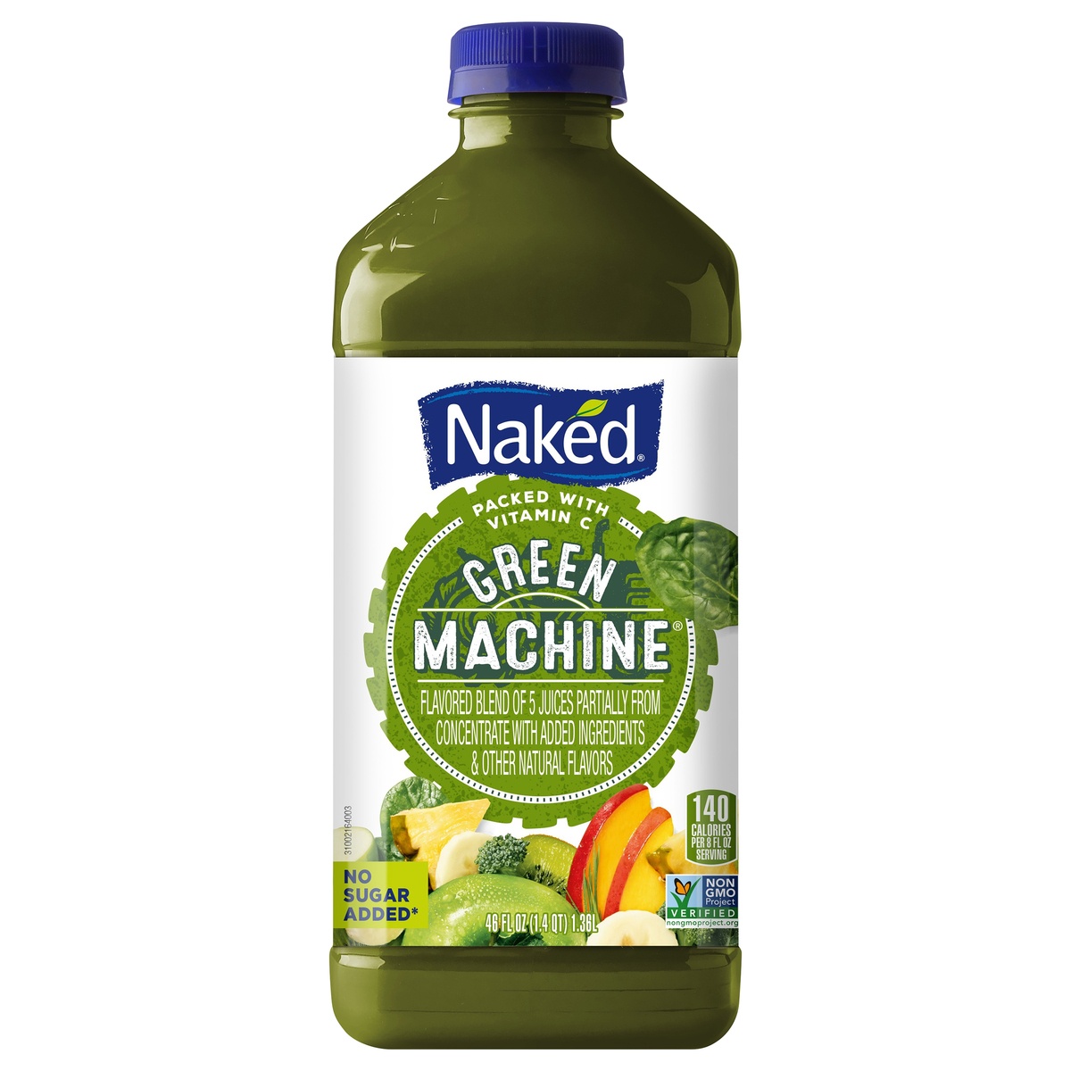 slide 1 of 2, Naked Juice Green Machine Fruit Smoothie, 46 oz