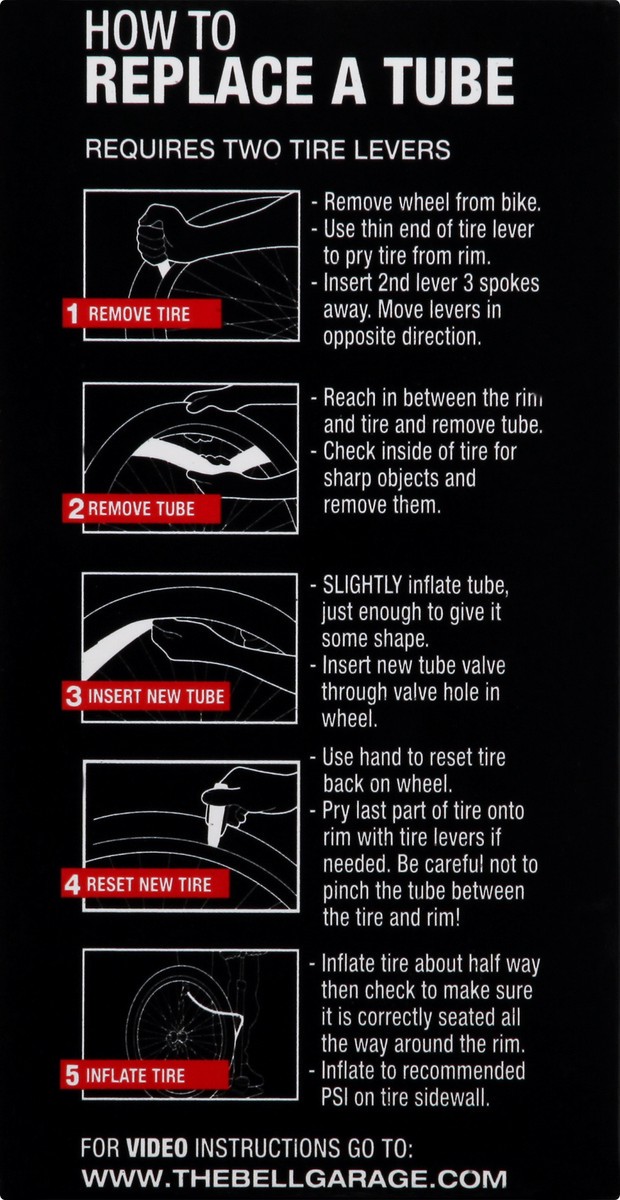 slide 9 of 9, Bell Bicycle Tube 1 ea, 1 ct