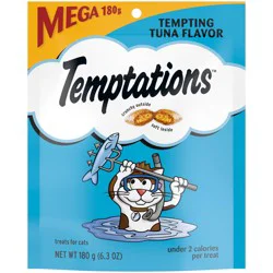 Temptations Tempting Tuna Flavor Crunchy Cat Treats - 6.3oz