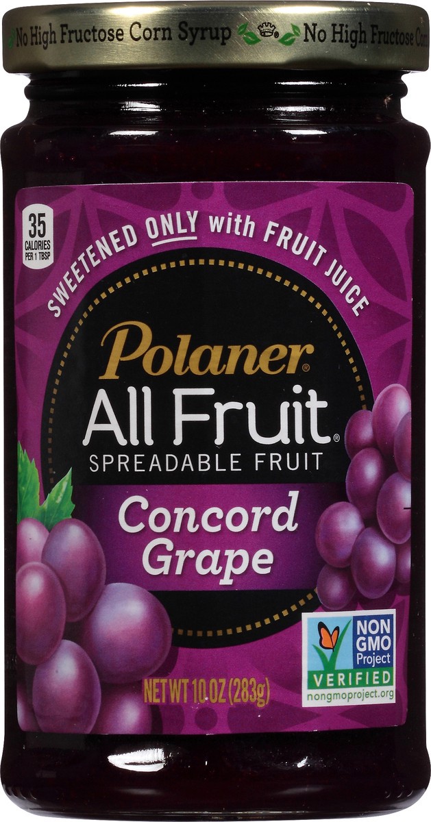 slide 8 of 8, Polaner Spreadable Fruit, Concord Grape, 10 oz