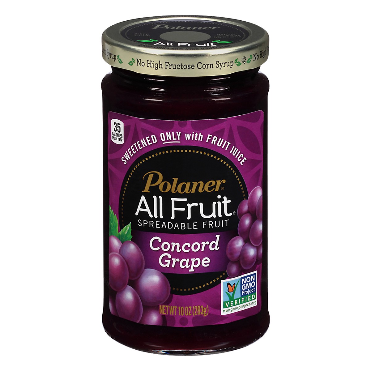 slide 1 of 8, Polaner Spreadable Fruit, Concord Grape, 10 oz