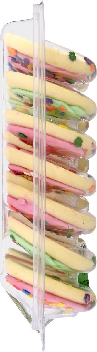 slide 4 of 9, Lofthouse Cookie Tray Pink/Green Frosted, 27 oz