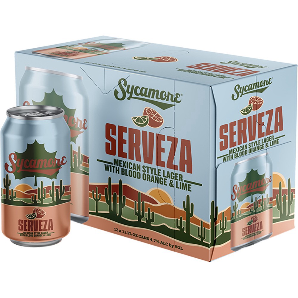 slide 1 of 1, Sycamore Serveza, 12 ct; 12 oz