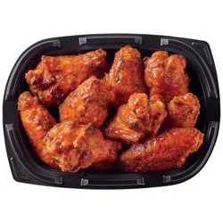 Meal Simple by H-E-B Seasoned Chicken Wings - Spicy Buffalo - Small (Sold Hot)