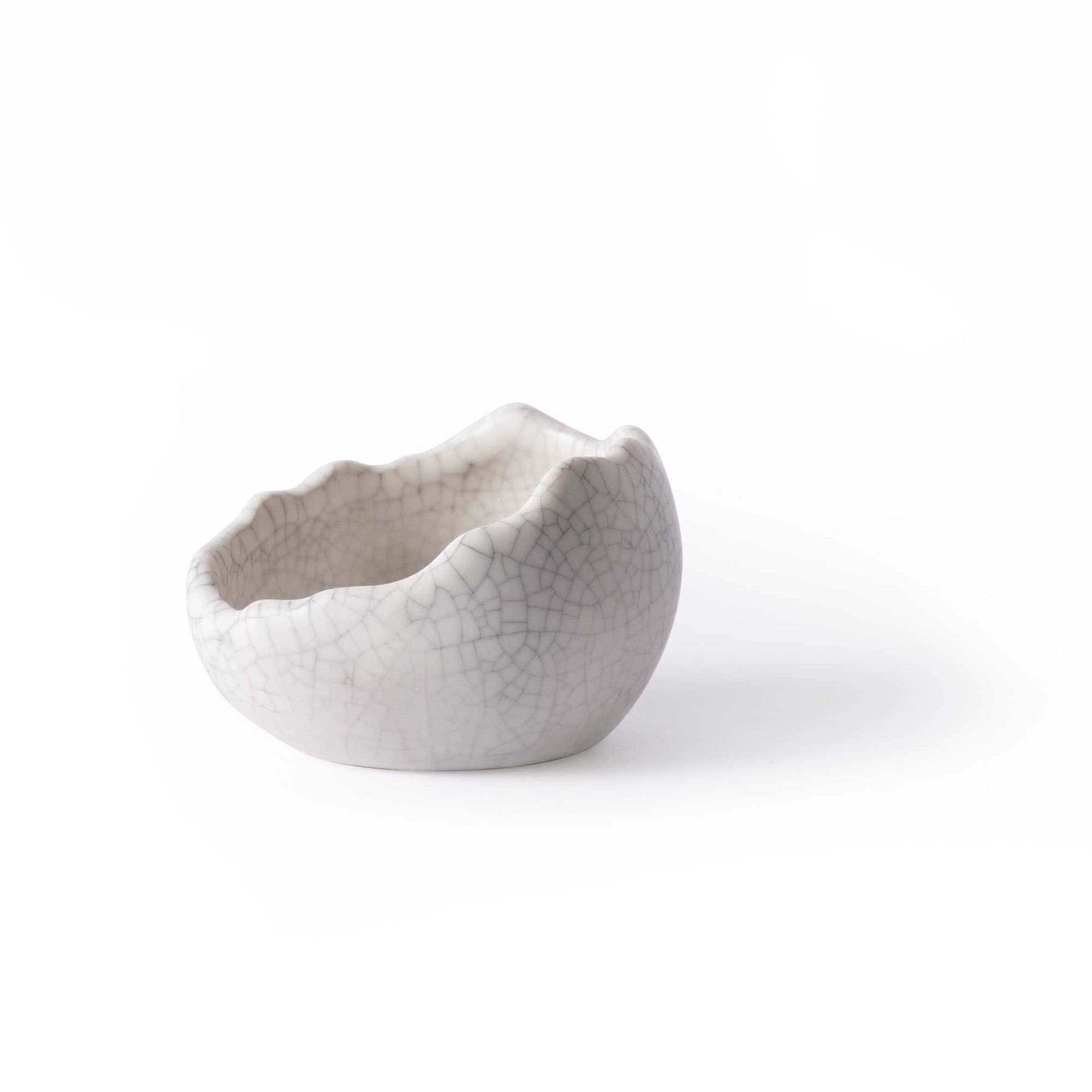 slide 1 of 1, Galapagos Egg Dish, Ceramic, Small, 3 x 2.75in, 1 ct