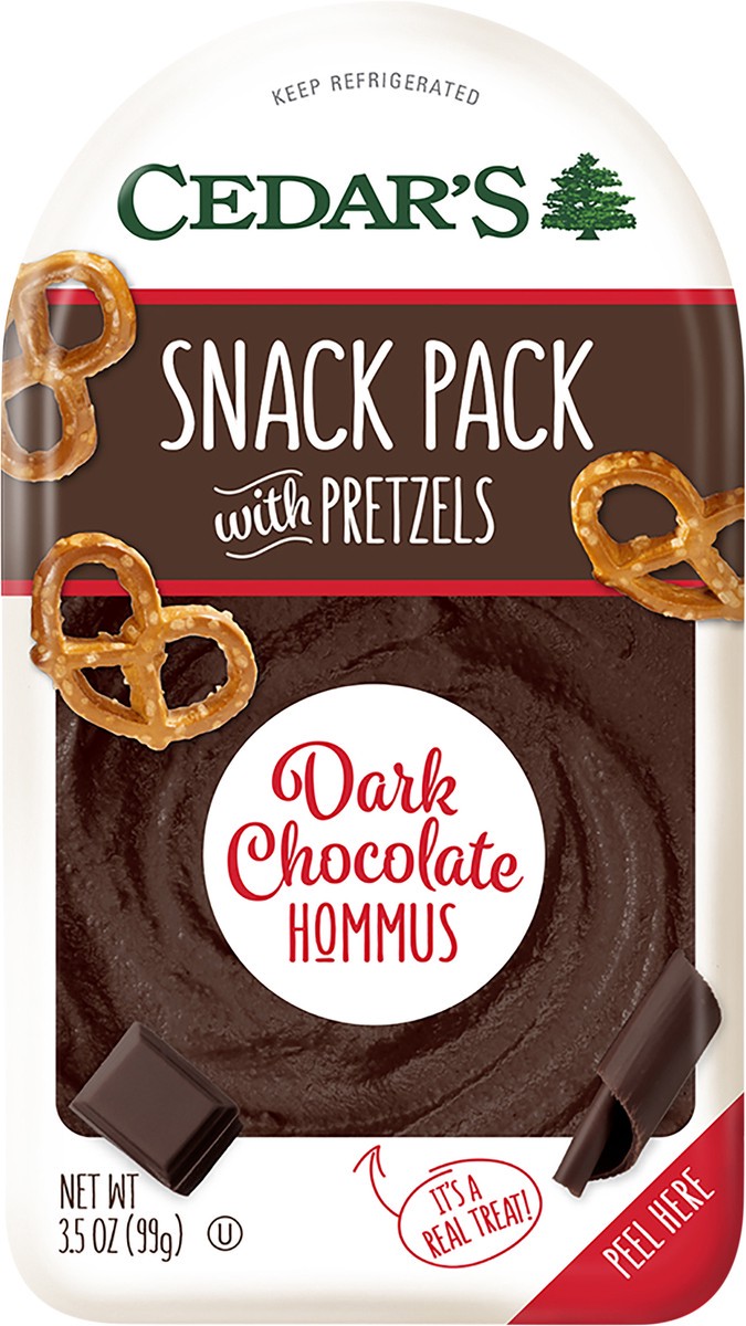 slide 2 of 2, Cedar's Chocolate Hommus With Pretzels, 3.5 oz