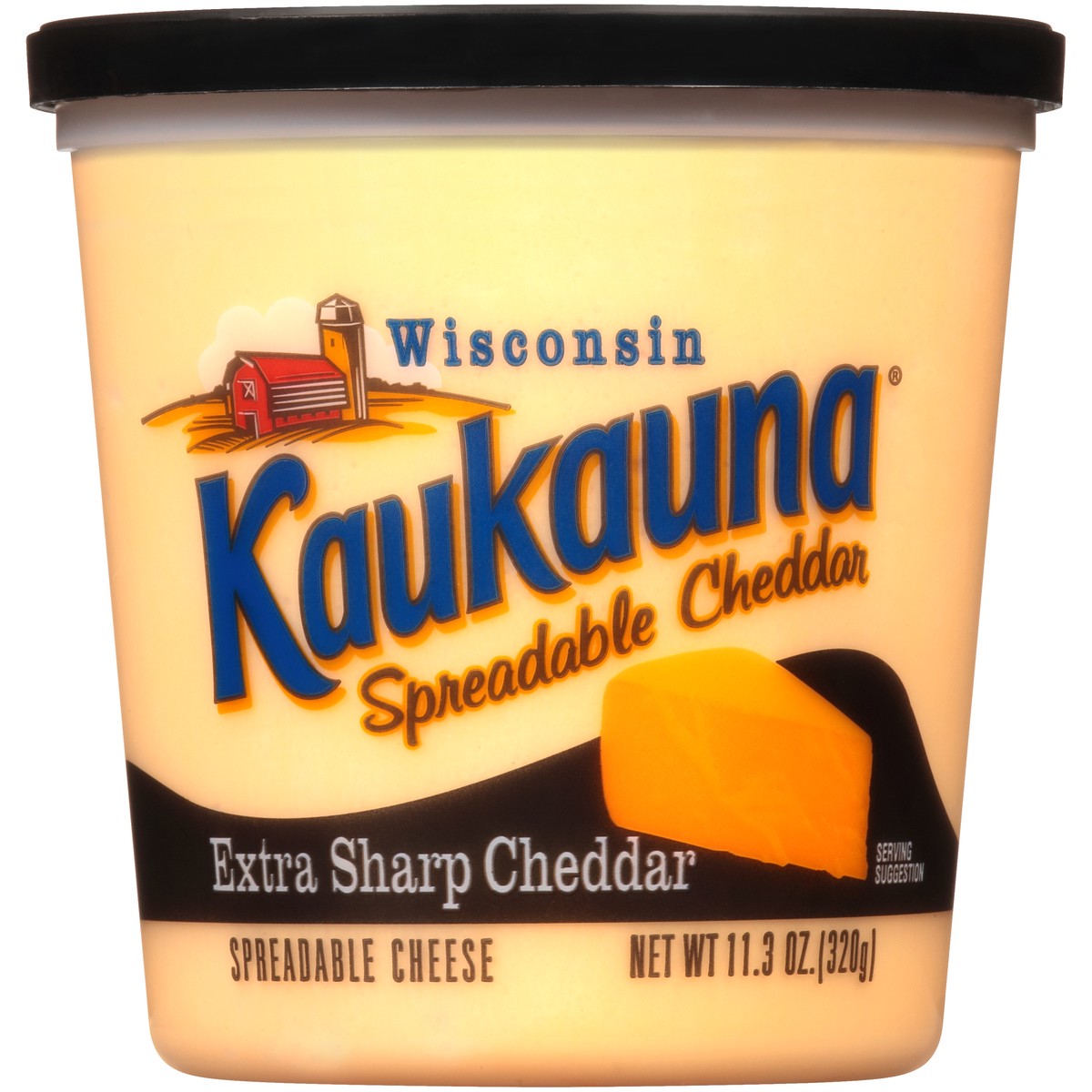 slide 2 of 4, KAUKAUNA Spreadable Cheese, 11.3 oz