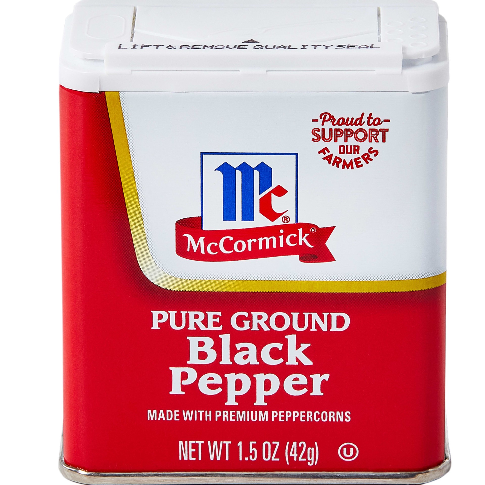 slide 1 of 2, McCormick Pure Ground Black Pepper, 1.5 oz