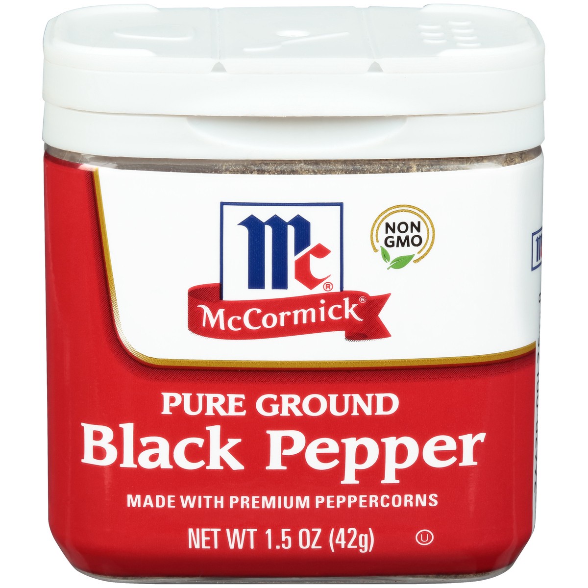 slide 1 of 9, McCormick Black Pepper, 1.5 oz