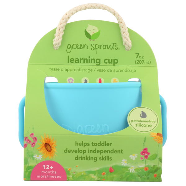 slide 1 of 1, Green Sprouts Silicone Cup, Learning Cup, 1 ct