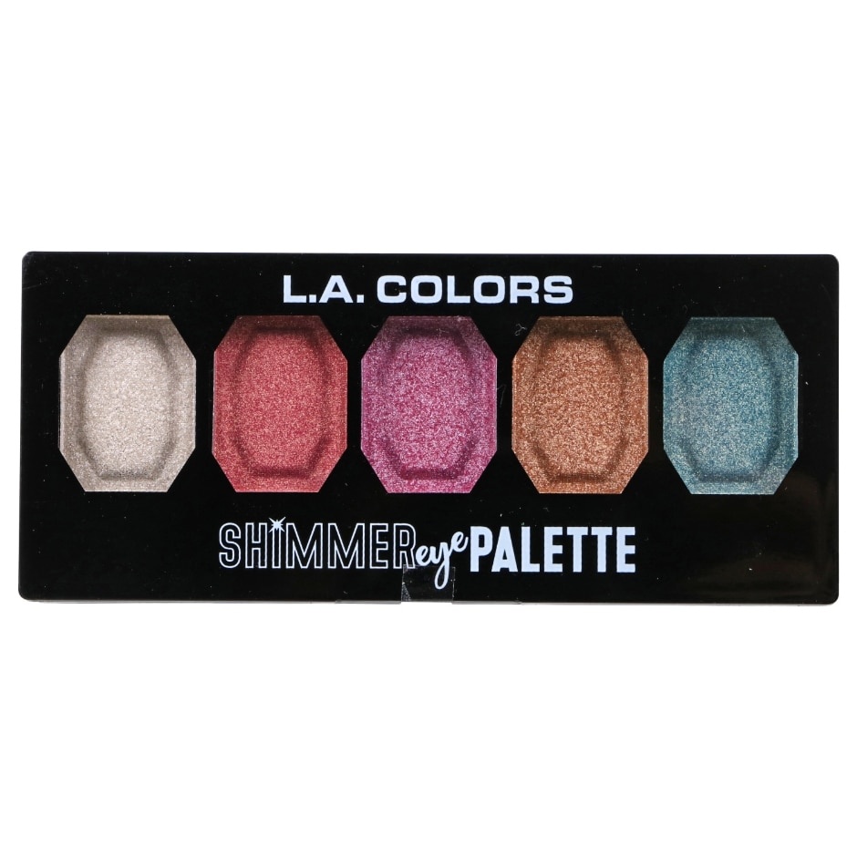 slide 1 of 1, LA Colors L.A. Colors Shimmer Eyeshadow Palette In Shine On, 0.17 oz