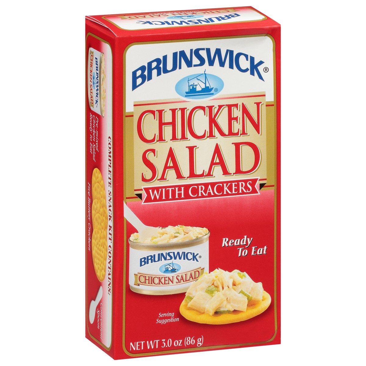 slide 12 of 14, Brunswick Chicken Salad with Crackers 3.0 oz, 3 oz