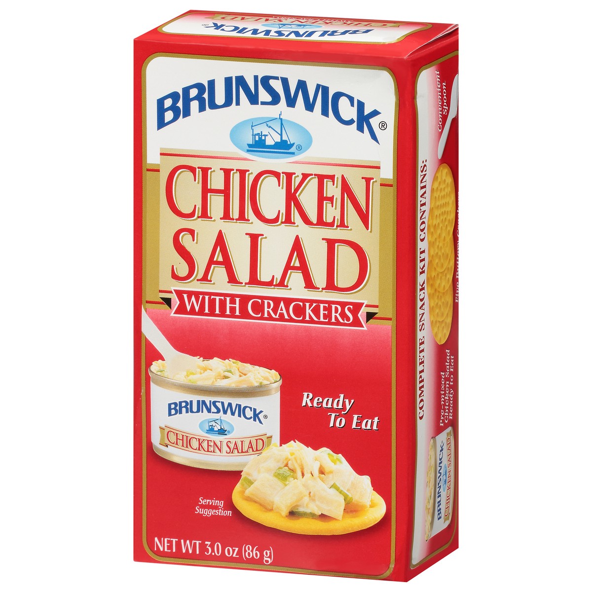 slide 10 of 14, Brunswick Chicken Salad with Crackers 3.0 oz, 3 oz
