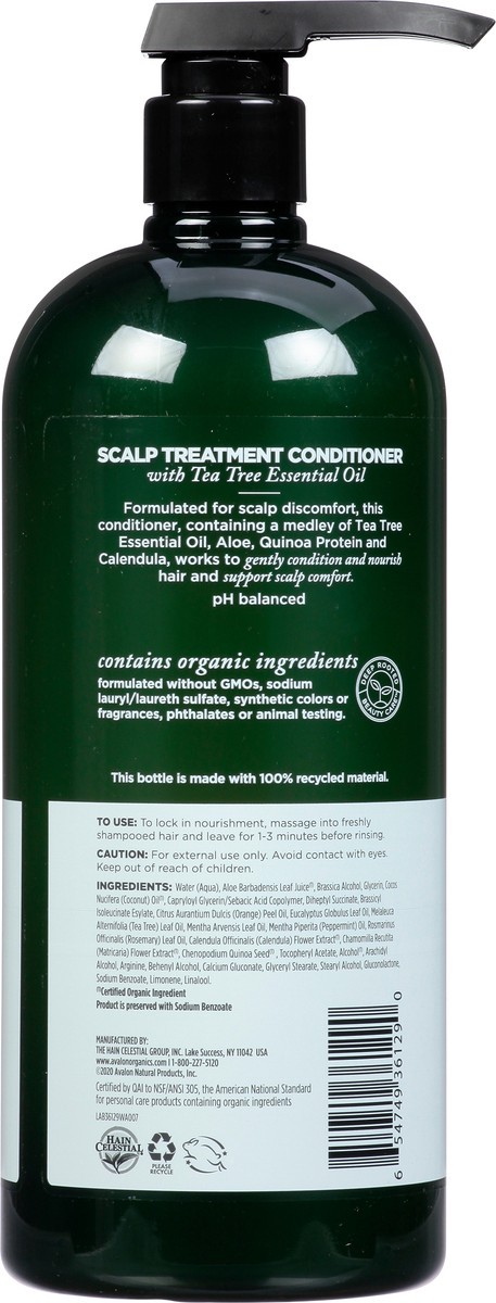 slide 3 of 11, Avalon Organics Scalp Treatment Tea Tree Conditioner 32 oz, 32 oz
