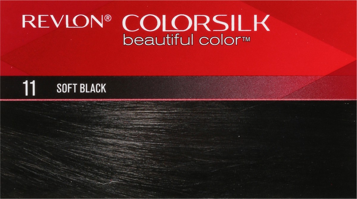 slide 2 of 9, Revlon Colorsilk-11 Soft Black, 1 ct