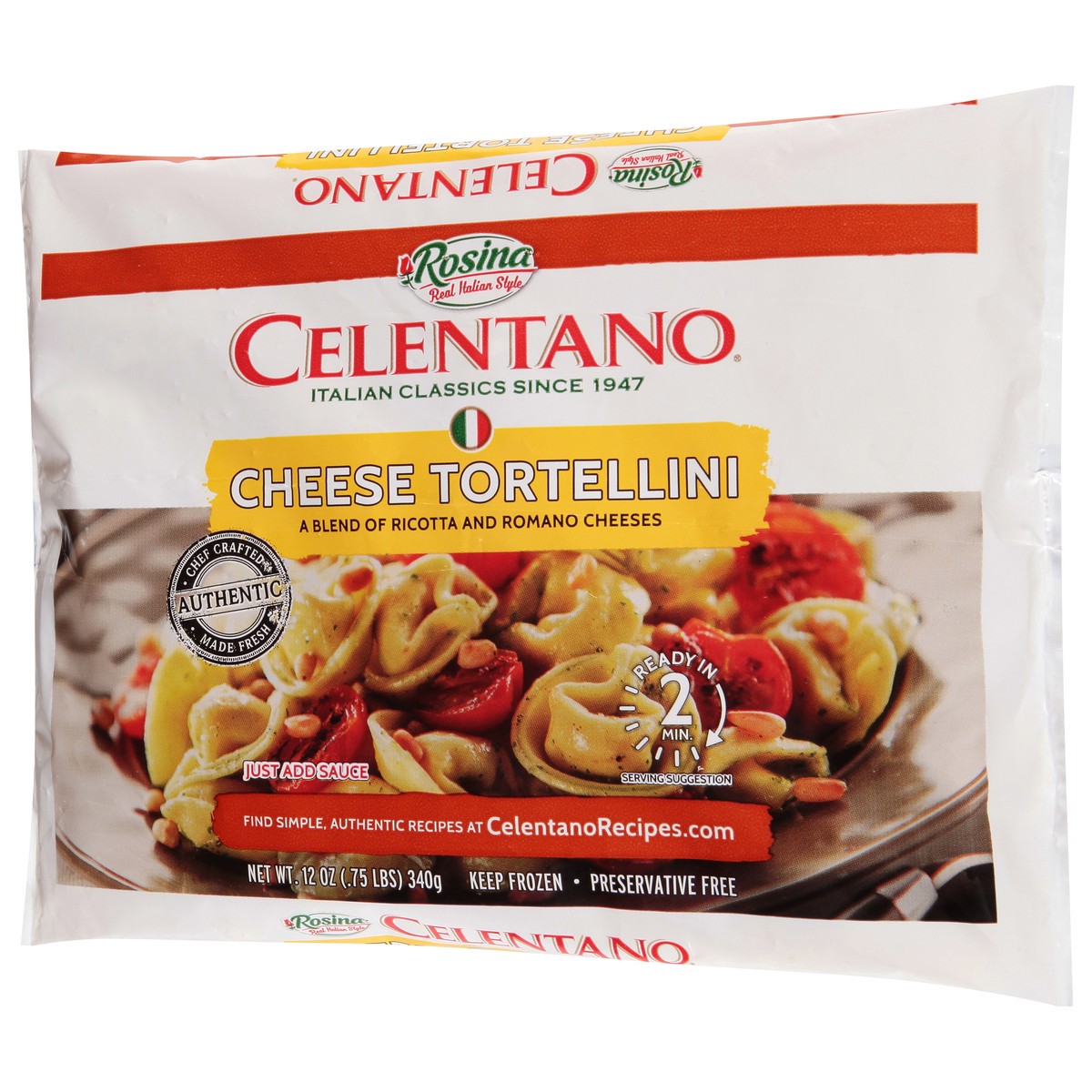 slide 3 of 9, Celentano Cheese Tortellini 12 oz, 12 oz