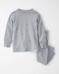 Littleplanet Baby 2-Piece Organic Cotton Ribbed Pajama Set in Sail Away Print - 24M