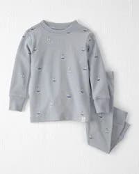 Littleplanet Baby 2-Piece Organic Cotton Ribbed Pajama Set in Sail Away Print - 24M