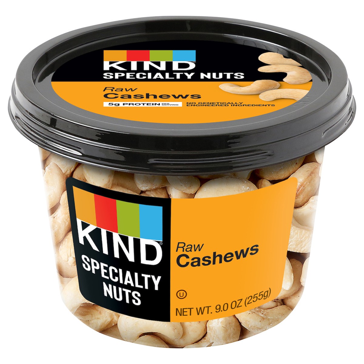 slide 1 of 4, KIND Raw Cashews, 9.0 OZ, 9 oz
