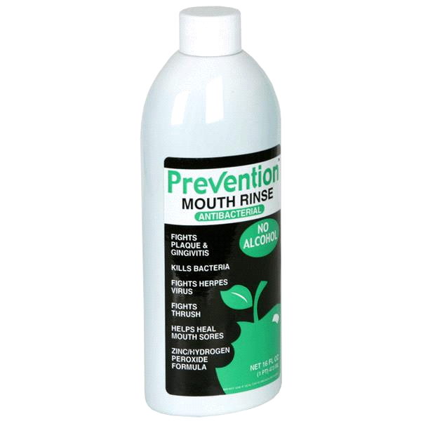 slide 1 of 3, Prevention Mouth Rinse, Antibacterial, 16 oz
