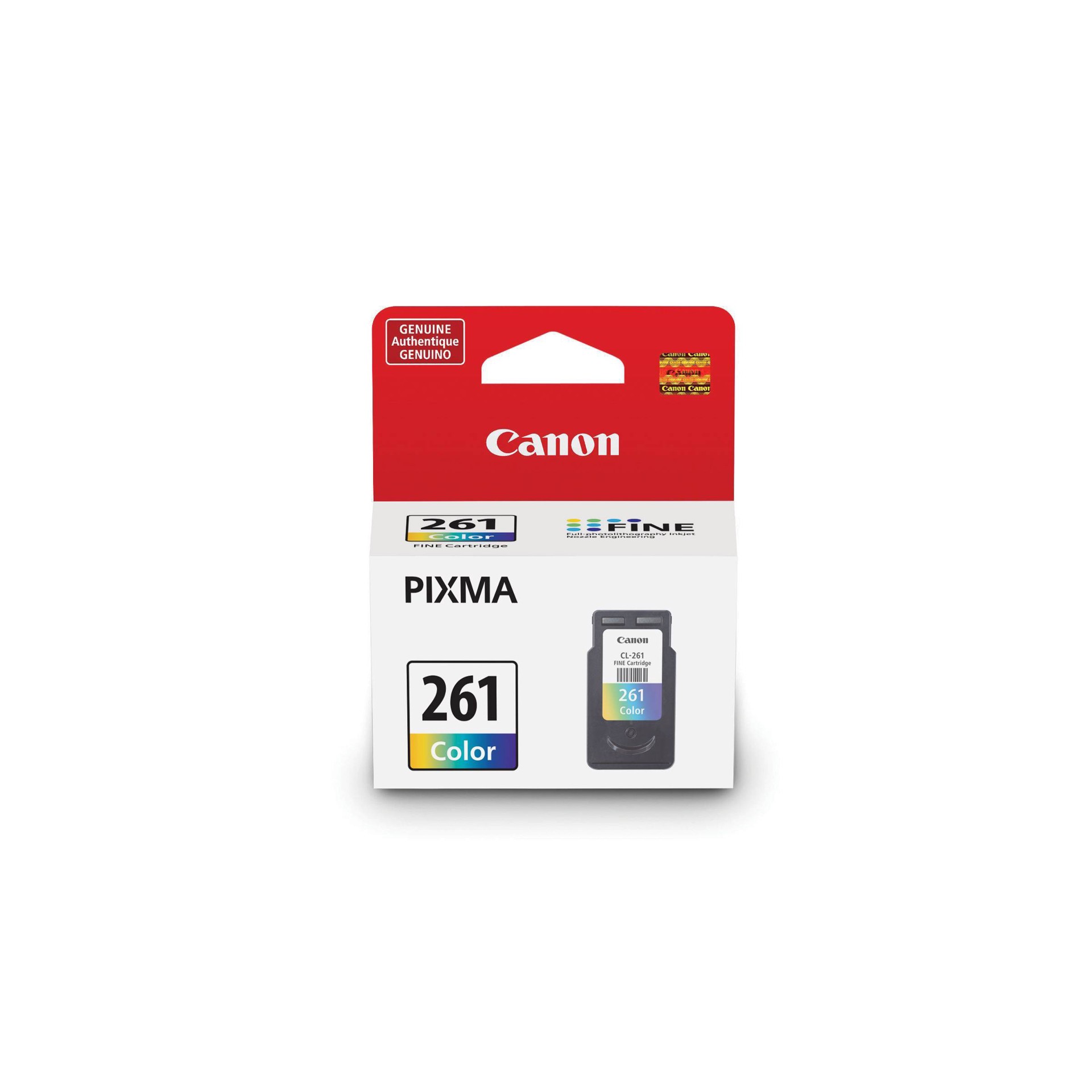 slide 1 of 4, Canon CL-261 Single Ink Cartridge - Tri-Color (3725C005), 1 ct
