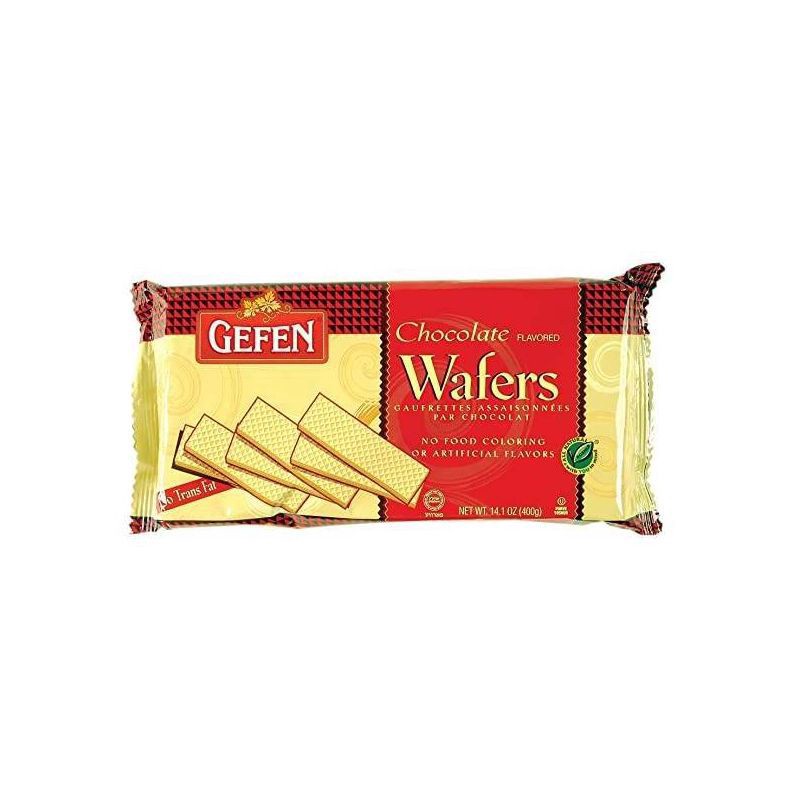 slide 1 of 3, Gefen Chocolate Wafers, 14.1 oz