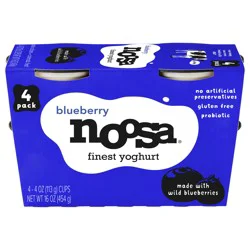 Noosa Blueberry Finest Yoghurt 4 - 4 oz Cups