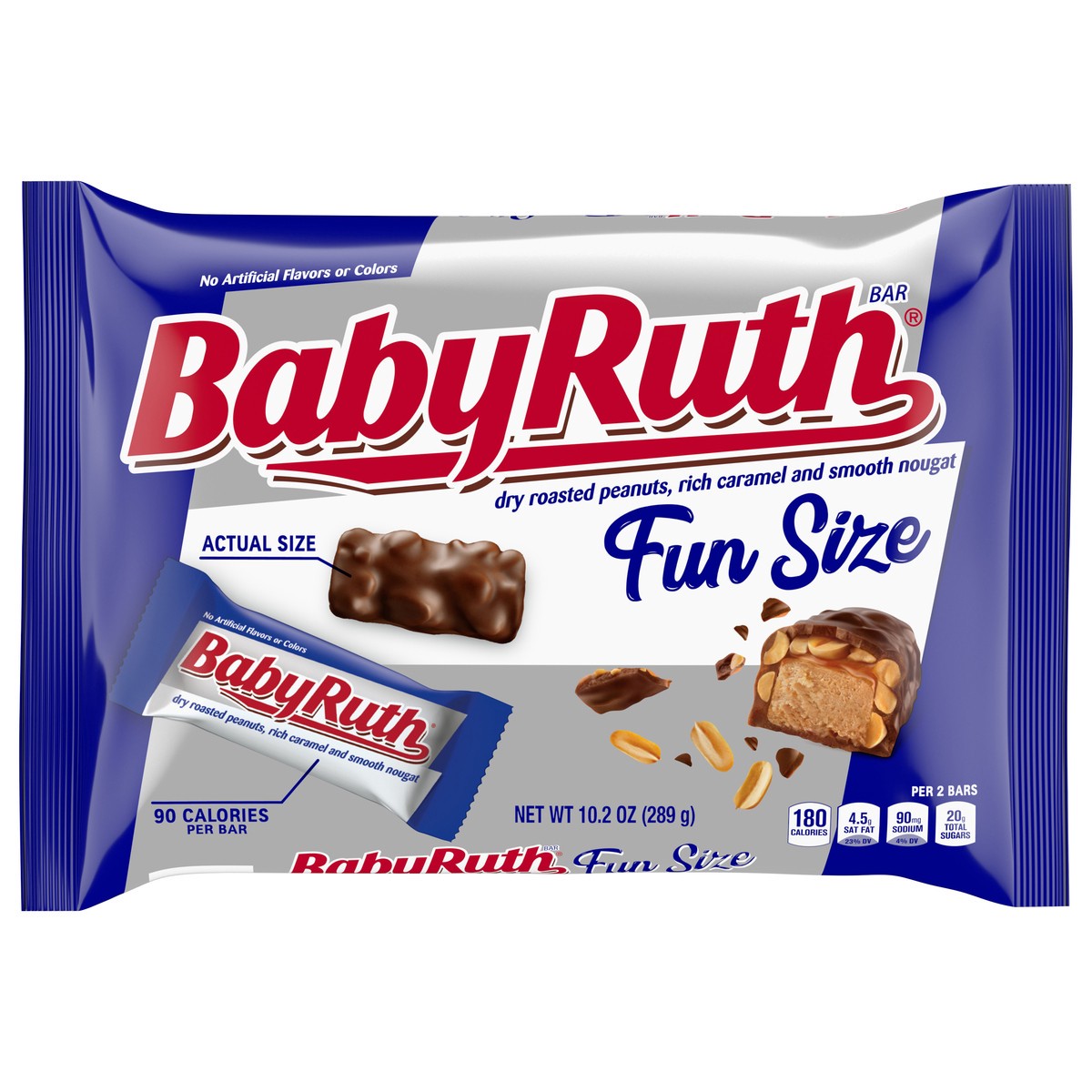 slide 1 of 7, Baby Ruth Candy Bar Fun Size 10.2 oz, 10.2 oz