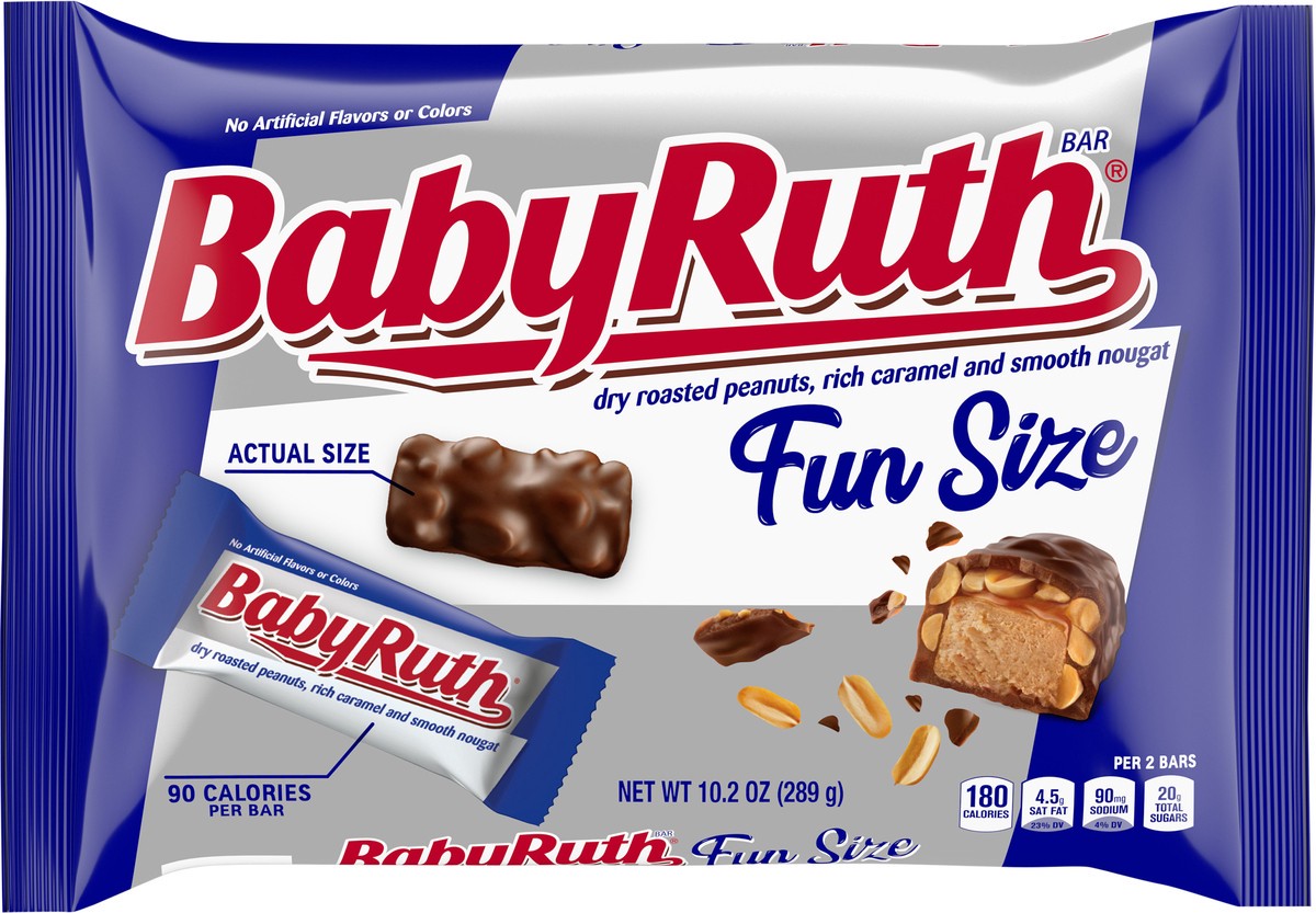 slide 4 of 7, Baby Ruth Nestle Baby Ruth Fun Size Bag, 10.2 oz