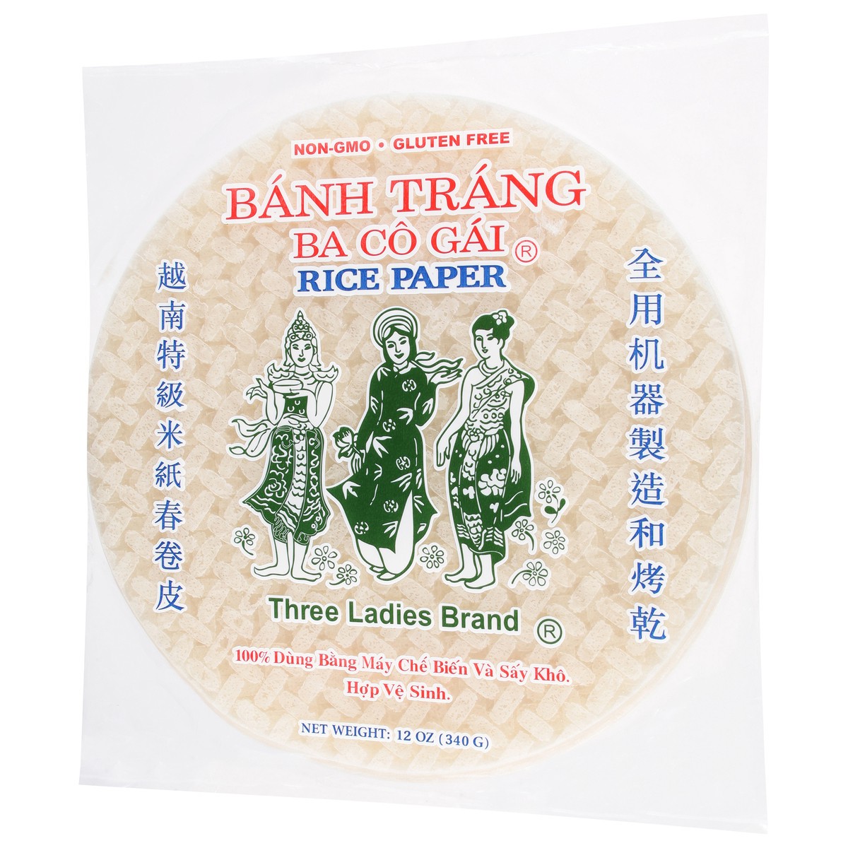 slide 3 of 9, Three Ladies Brand Rice Paper 12 oz, 12 oz