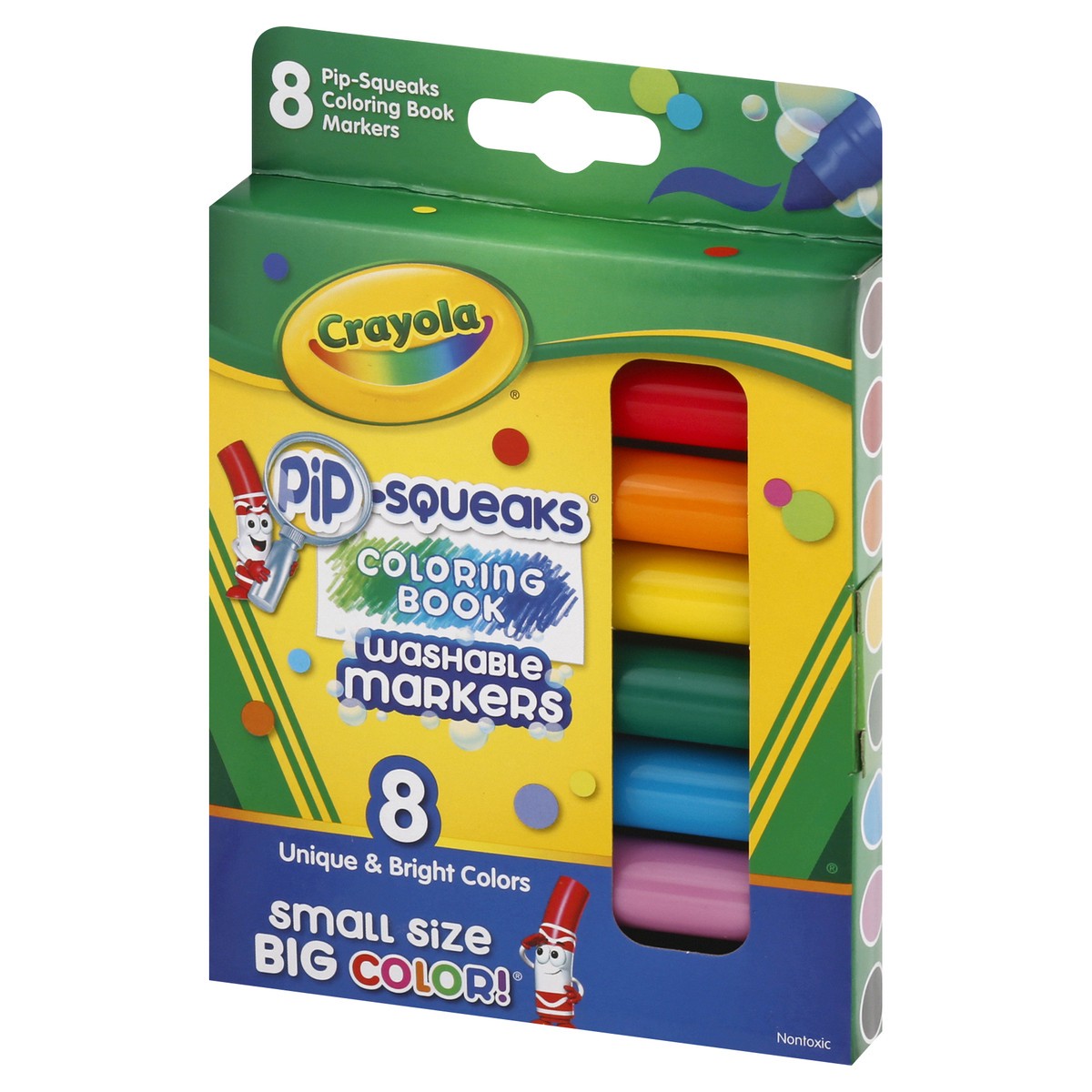 slide 8 of 11, Crayola 3+ Coloring Book Washable Markers 8 ea, 8 ct